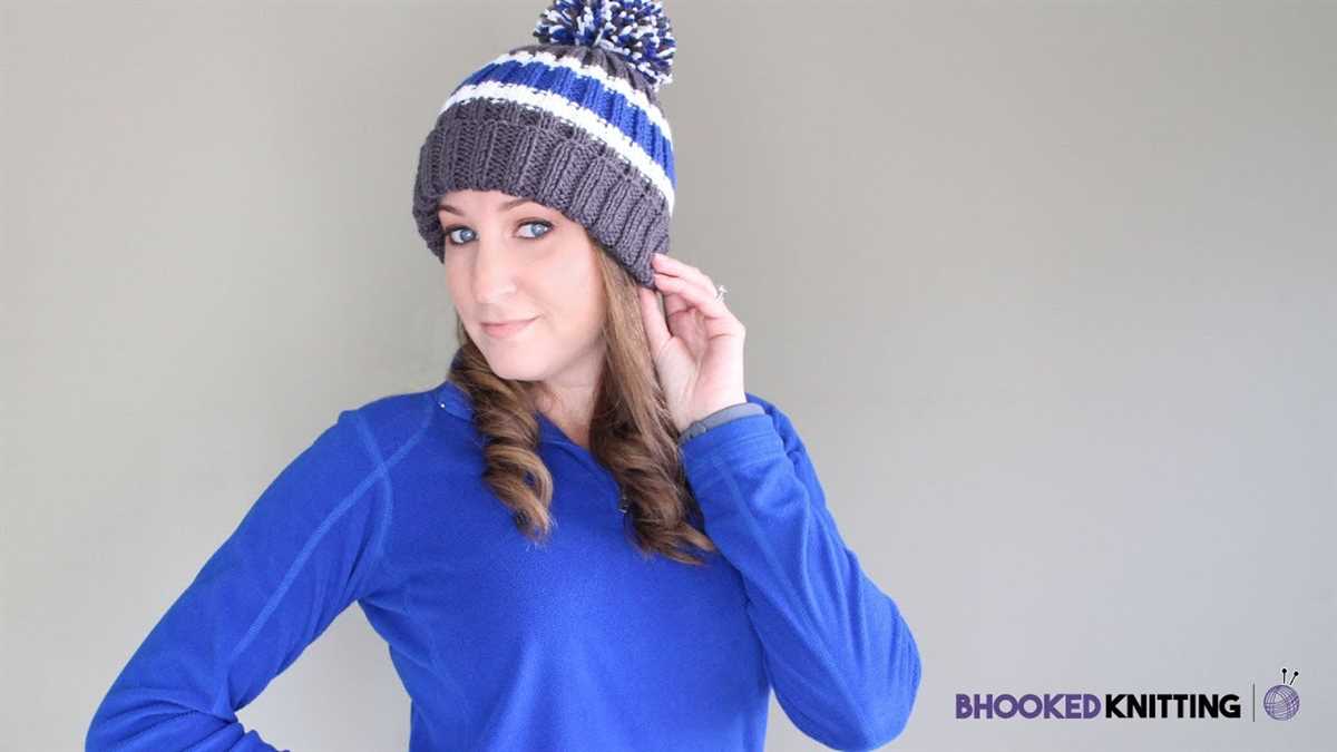 Loose beanie knit pattern