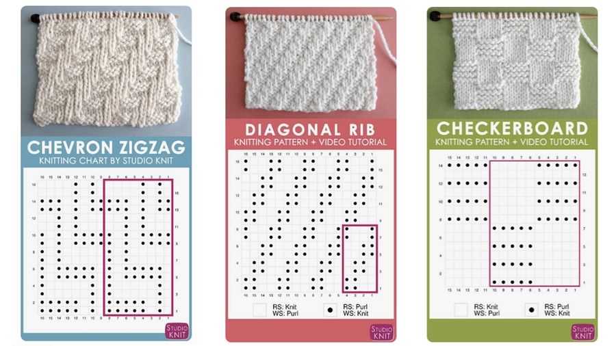 Beginner knitting patterns instructions