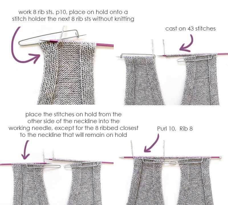 Free knit vest pattern womens