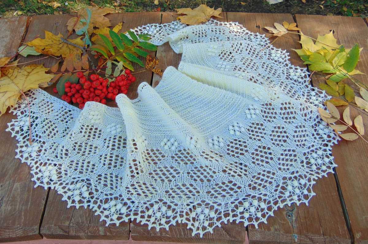 Free crescent shawl knitting pattern