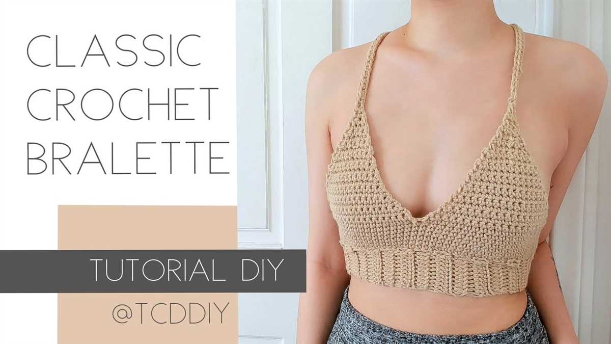 Easy knit bralette pattern free