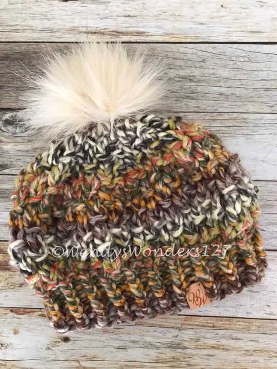 Beanie chunky knit pattern