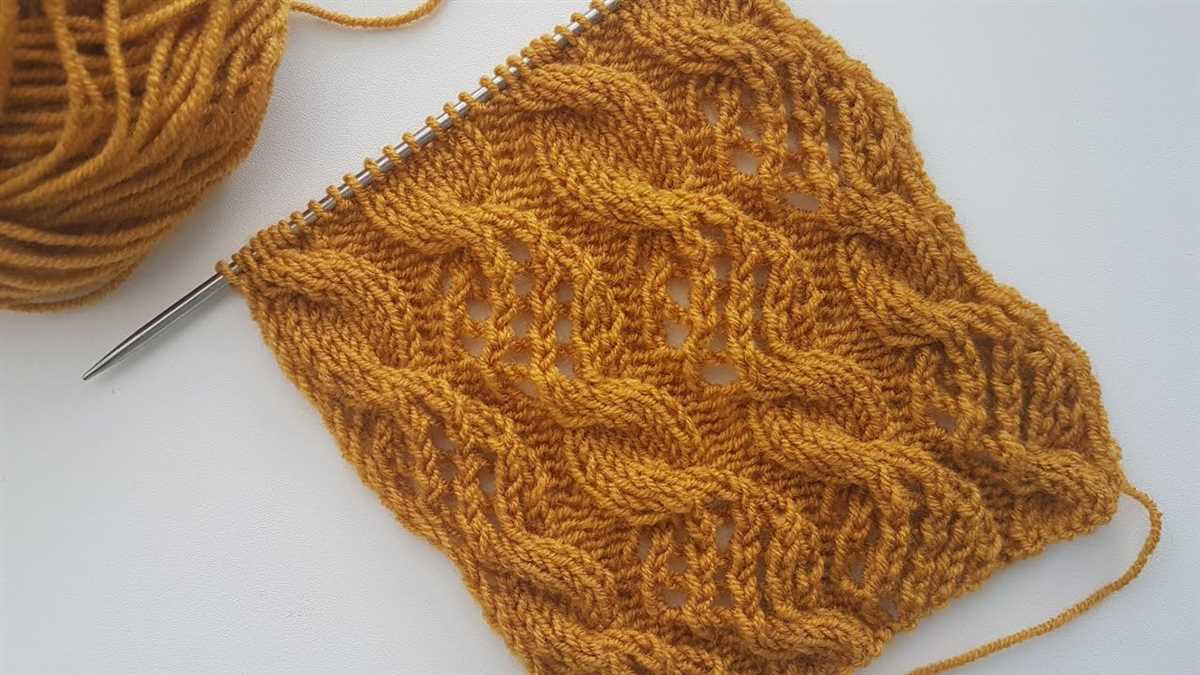 Lace snood knitting pattern