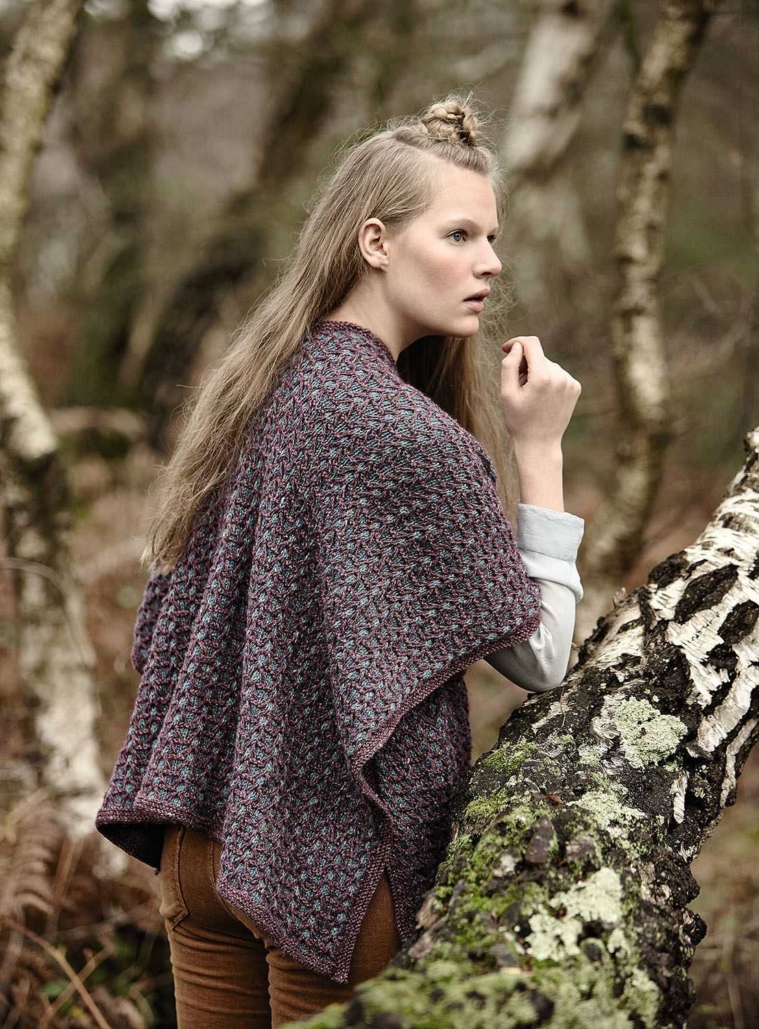 Knitting patterns using hemp yarn