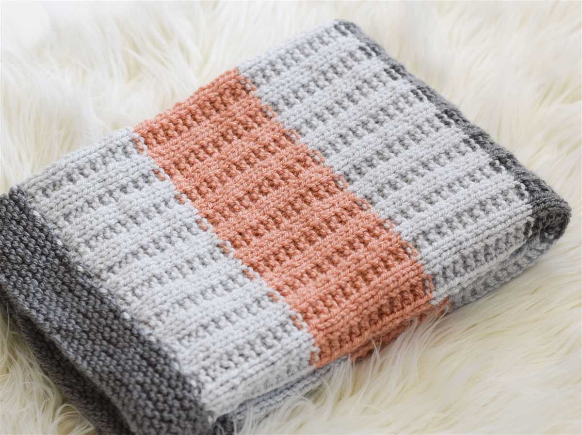 Hand knit blanket pattern free