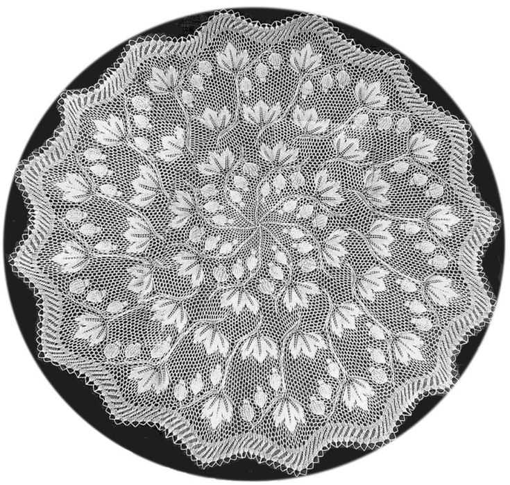 Knitted lace doily patterns