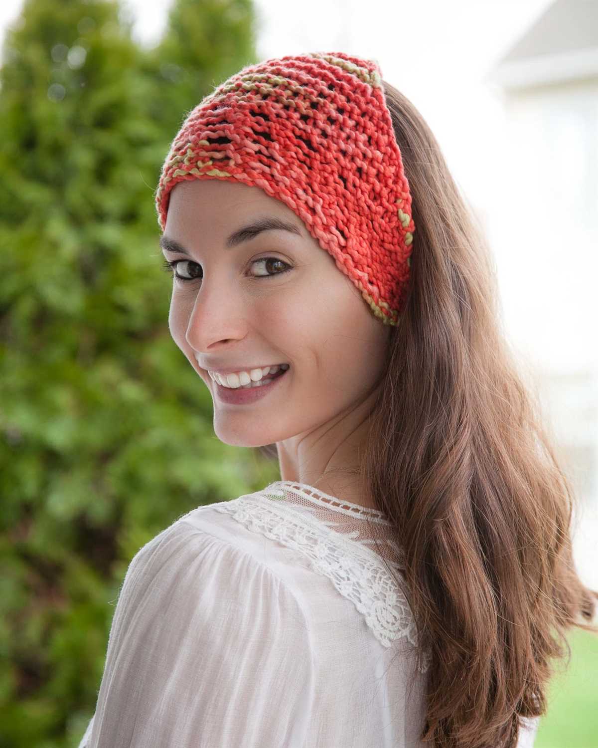 Knit head scarf pattern