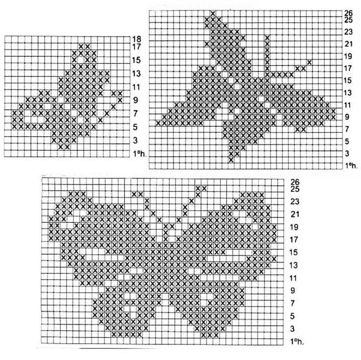 Knitting pattern for butterfly