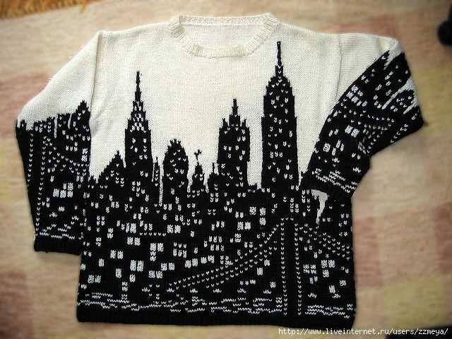 Intarsia knitting patterns sweaters
