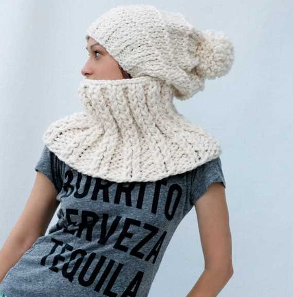 Beanie chunky knit pattern