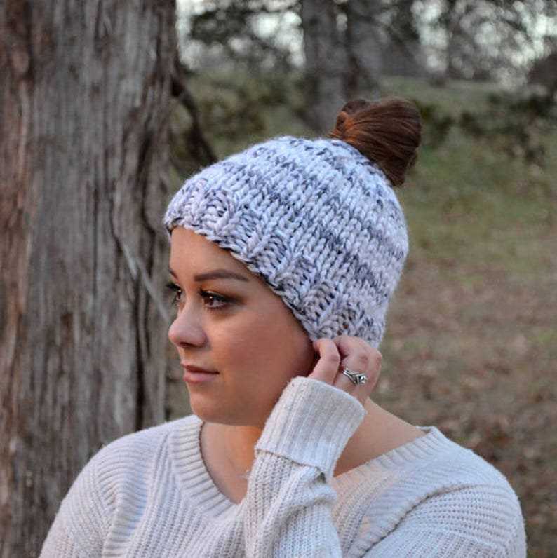 Beanie chunky knit pattern