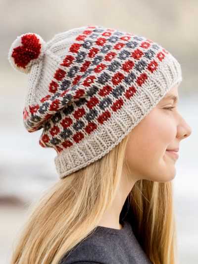 Beanie chunky knit pattern