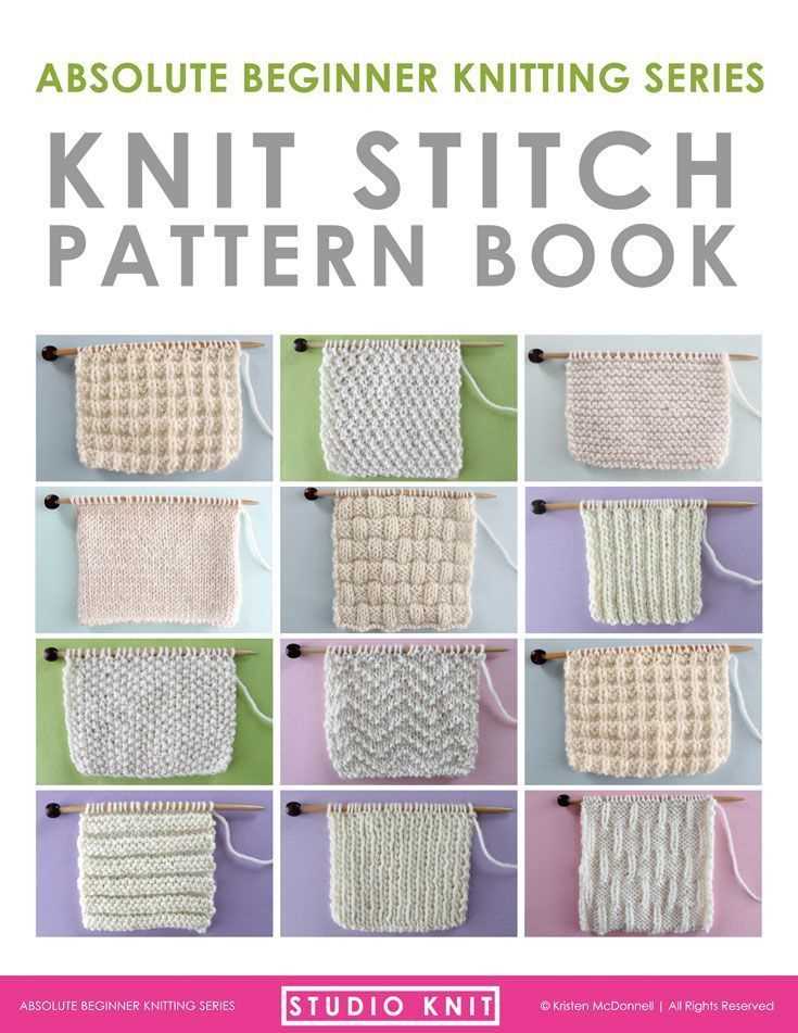 Beginner knitting patterns instructions