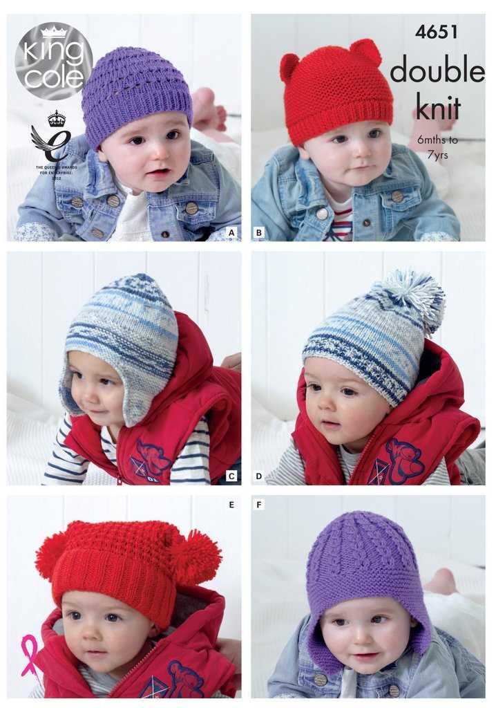 Childrens knitted hat patterns