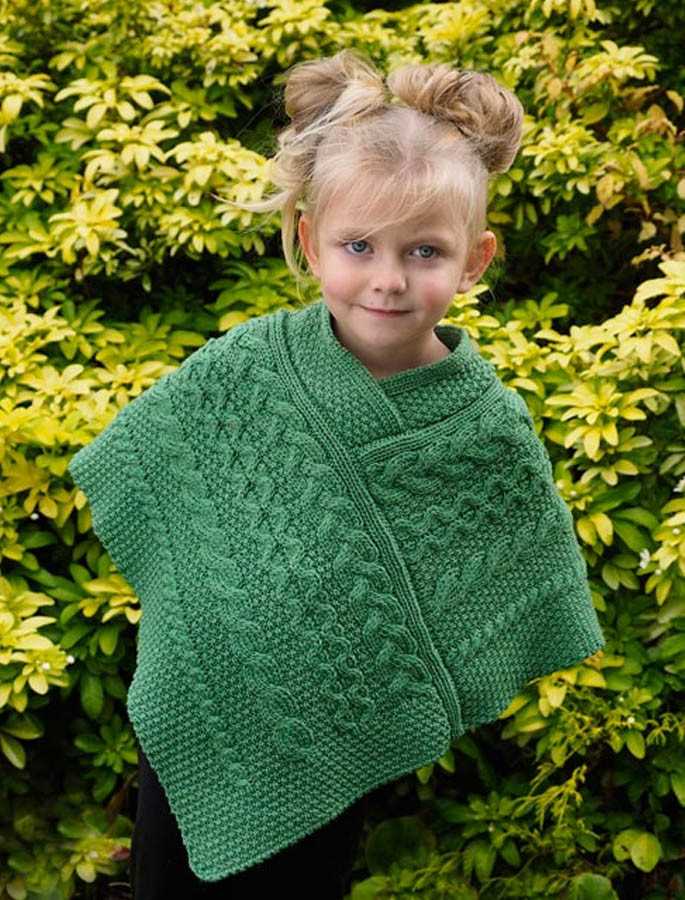 Childrens poncho knitting pattern