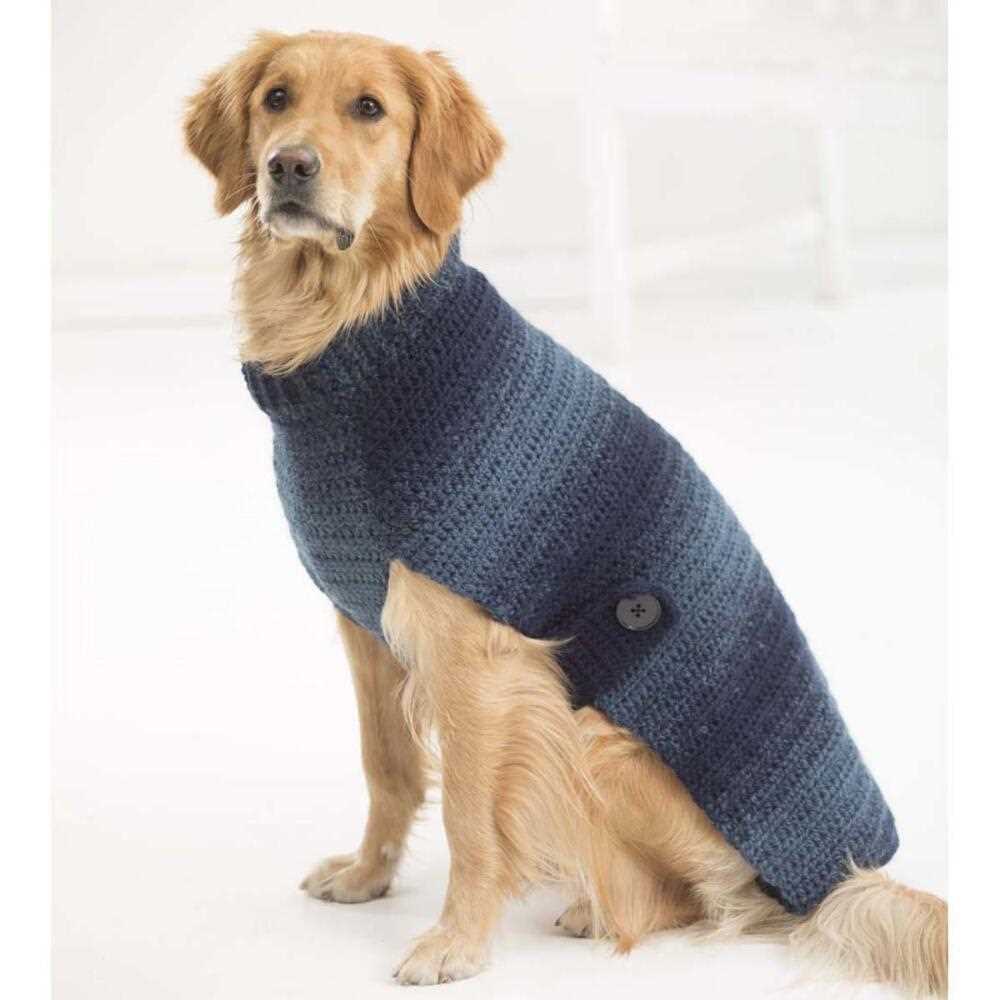 Chunky knit dog sweater pattern
