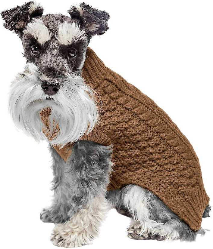 Chunky knit dog sweater pattern