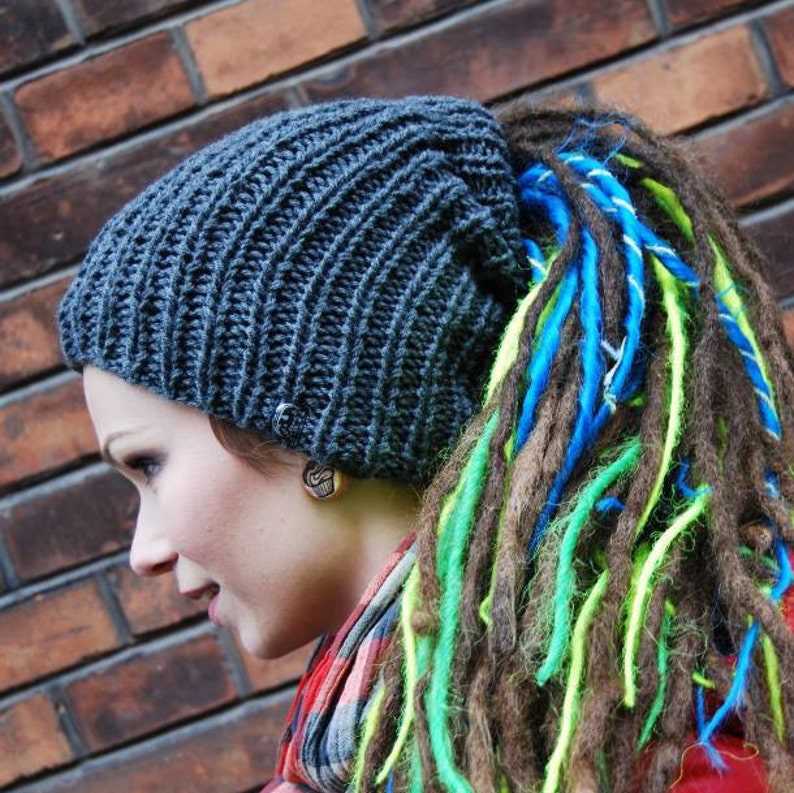 Dreadlock hat knitting pattern