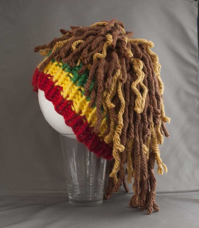 Dreadlock hat knitting pattern