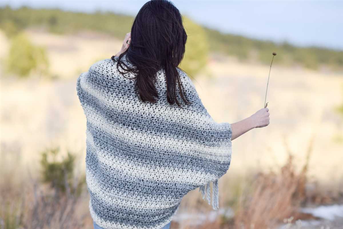 Easy knit blanket sweater pattern