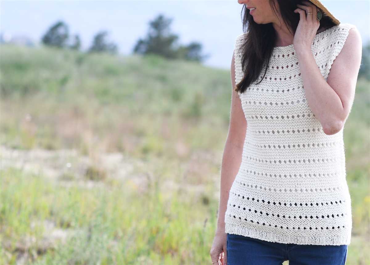 Easy knit tank top pattern