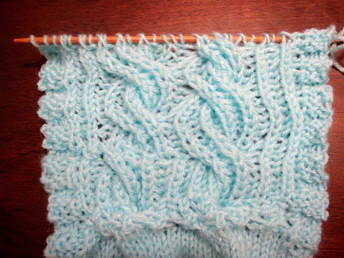 Easy leaf knitting pattern
