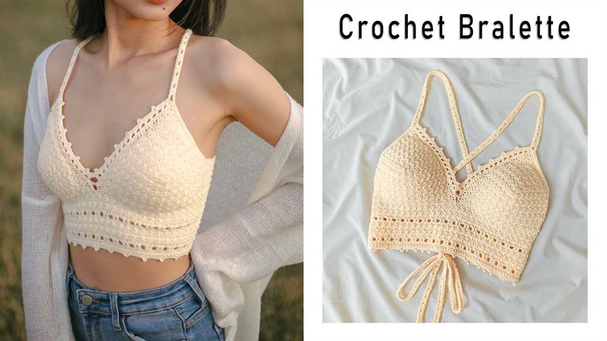 Easy knit bralette pattern free