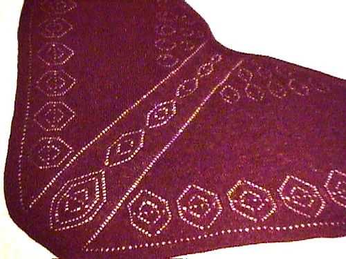 Faroese shawl knitting pattern