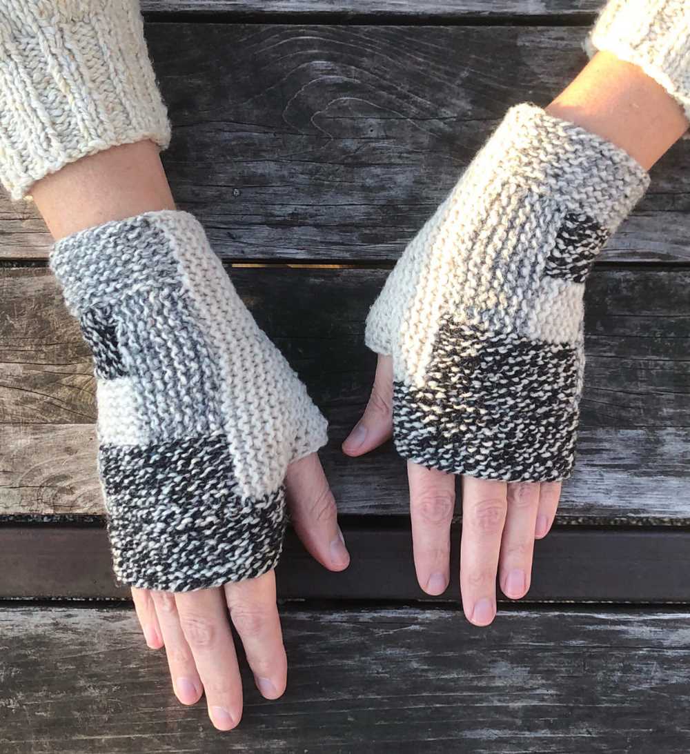 Knit your own fingerless gloves with this free pattern Free knit pattern fingerless gloves