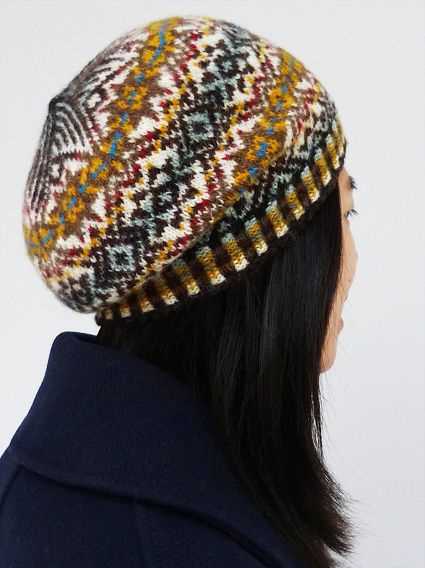 Free knitted tam hat pattern