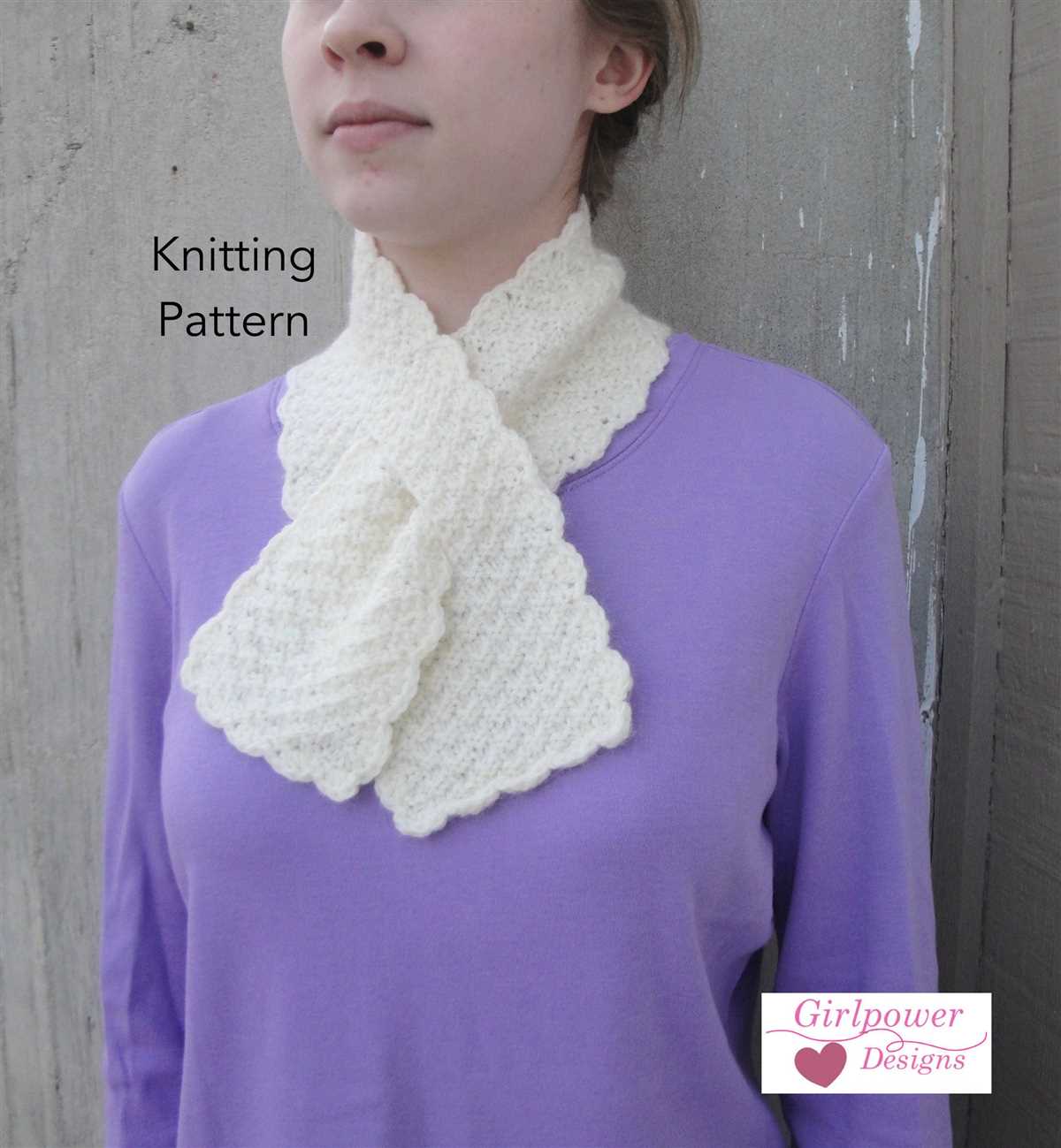 Free knitting pattern for neck warmer