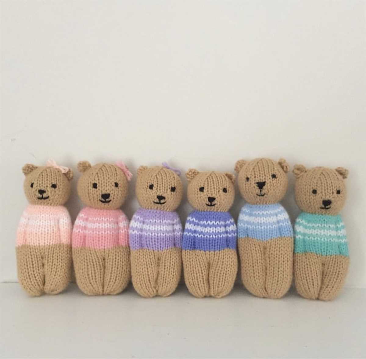 Free knitting pattern for small teddy bear