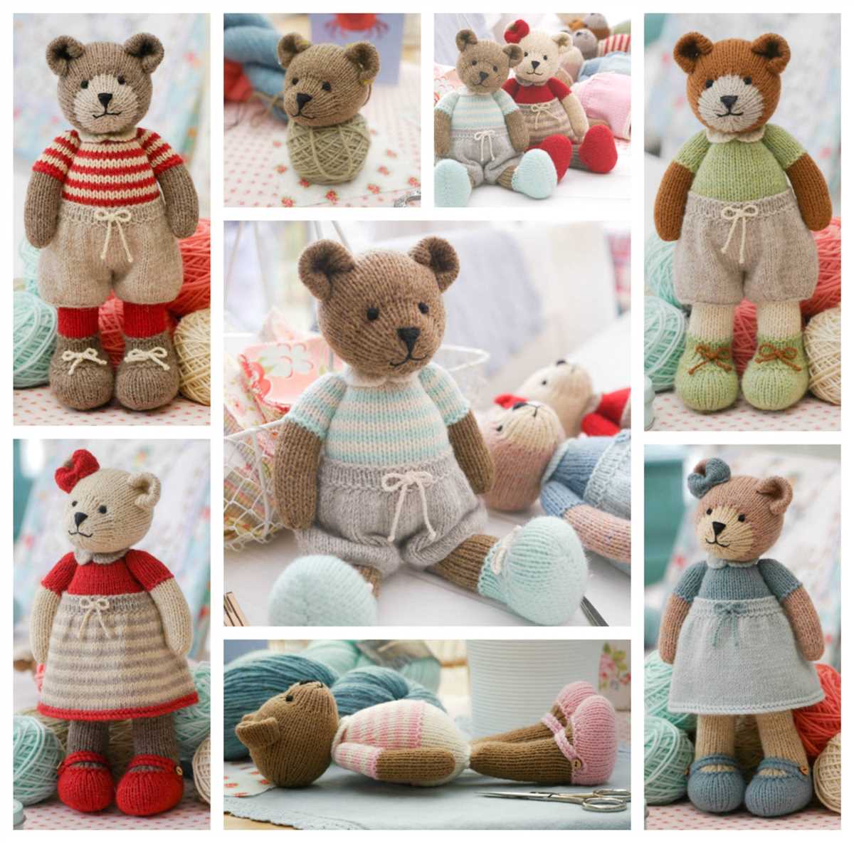 Free knitting pattern for small teddy bear