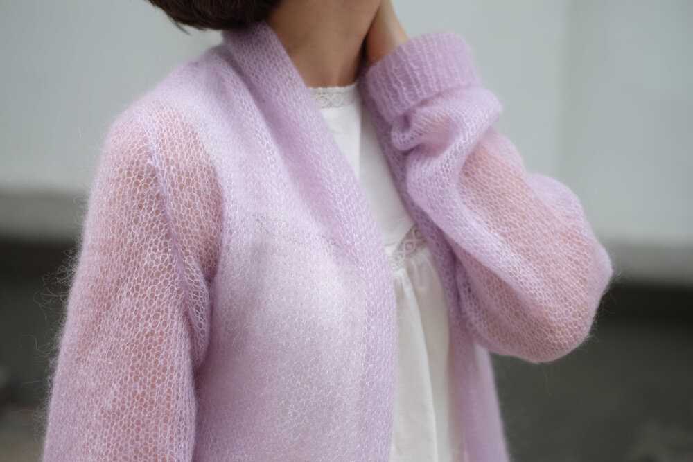 Free knitting patterns using mohair yarn