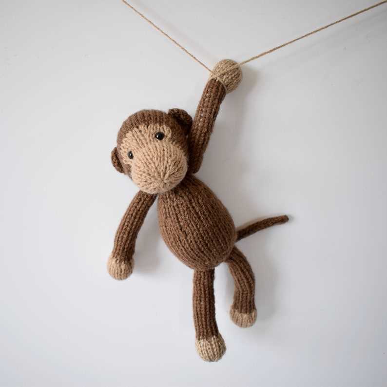 Free monkey pattern knitting