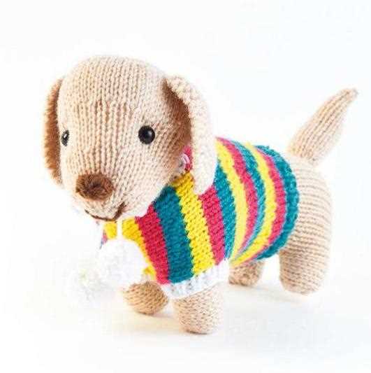Free sausage dog draught excluder knitting pattern