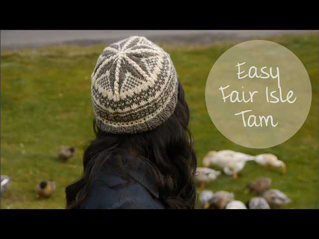Free knitted tam hat pattern