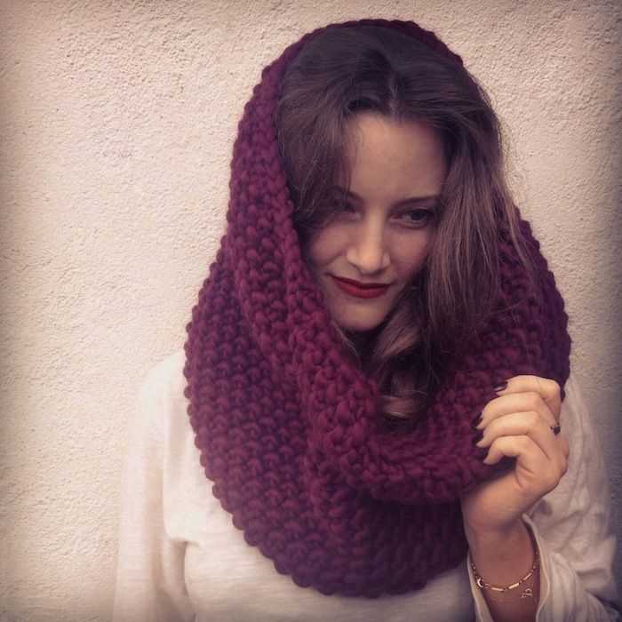Free knitting pattern snood