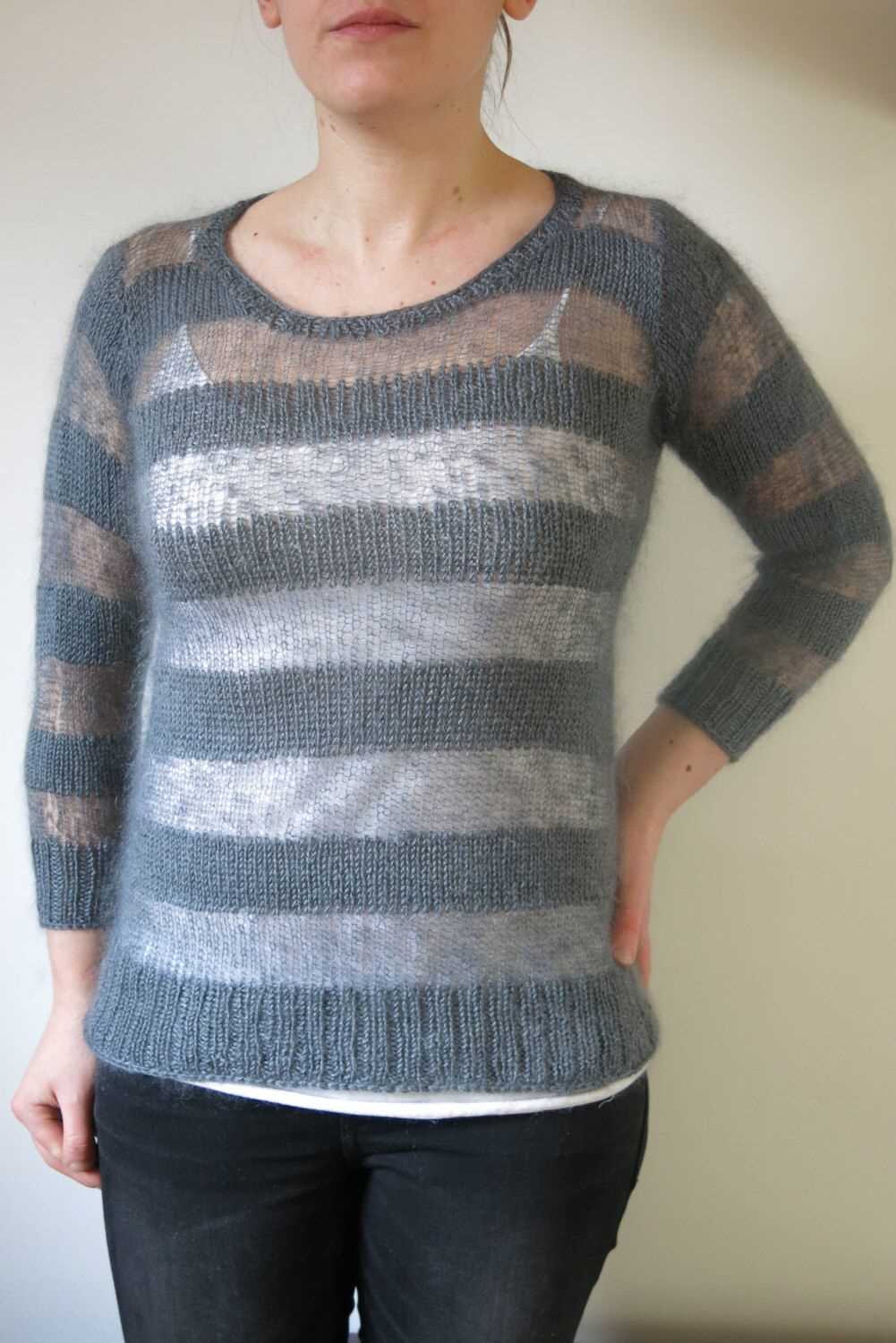 Free knitting patterns using mohair yarn