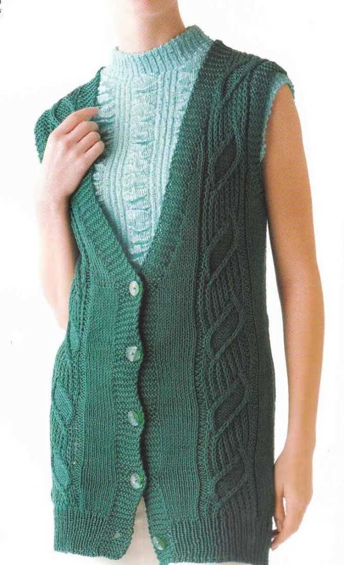 Free ladies vest knitting patterns