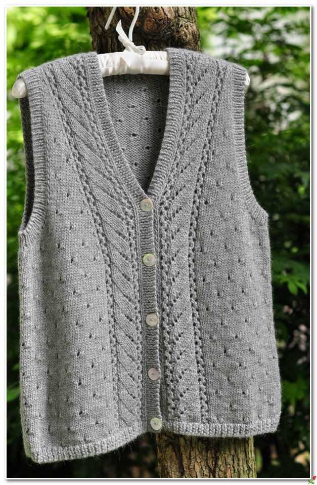 Free ladies vest knitting patterns