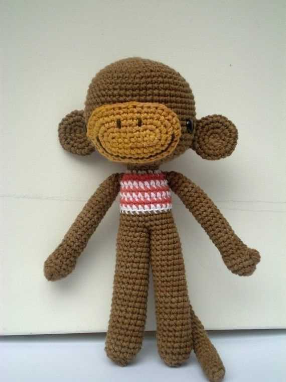 Free monkey pattern knitting