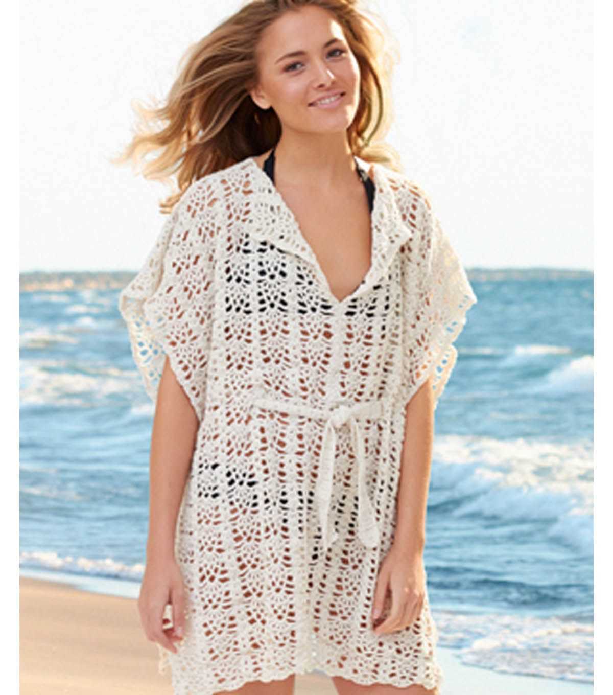 Knit beach cover up pattern