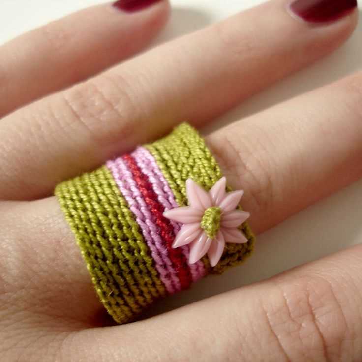 Knit ring pattern