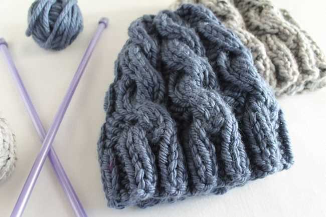 Knit hat pattern size 11 needles