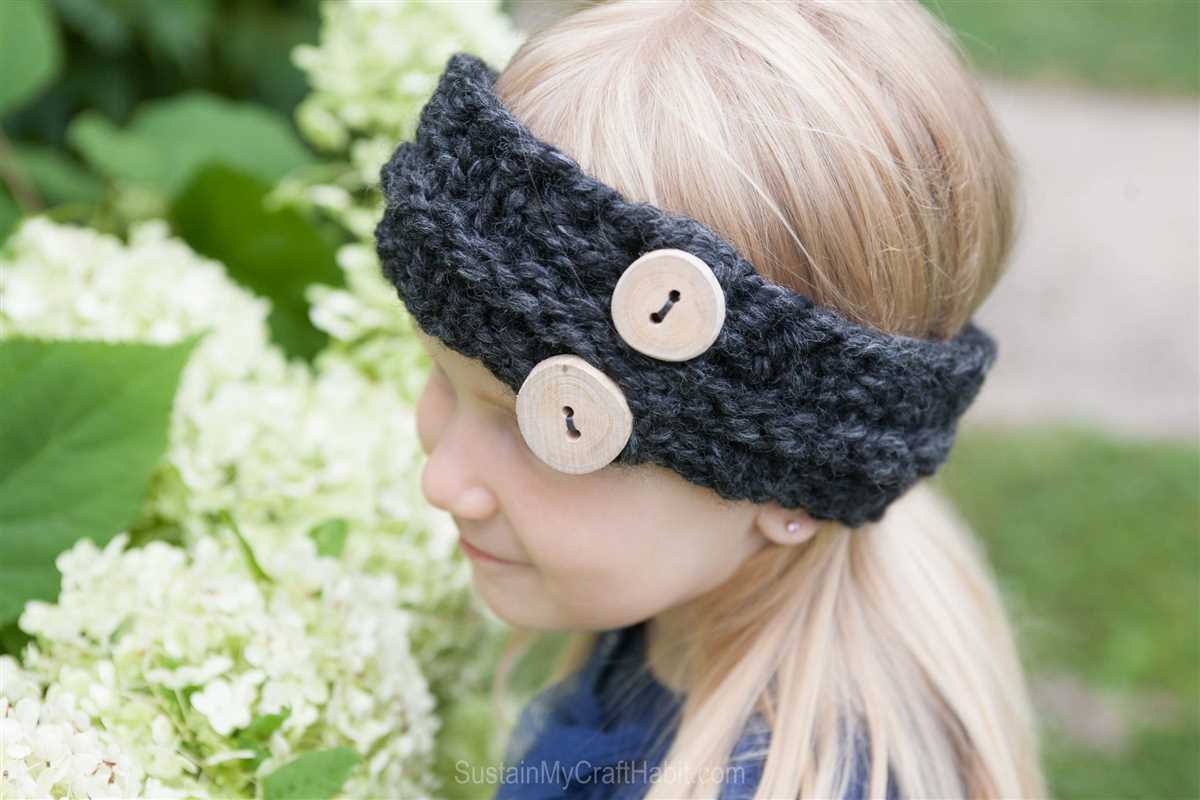 Knit head scarf pattern