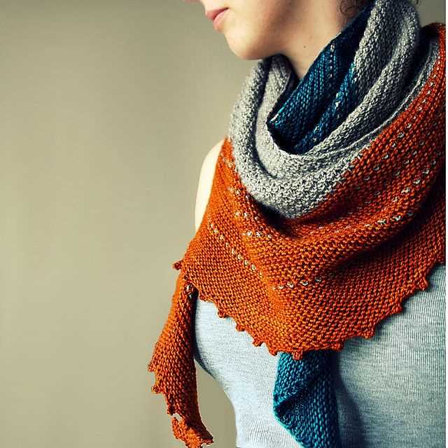 Knit head scarf pattern