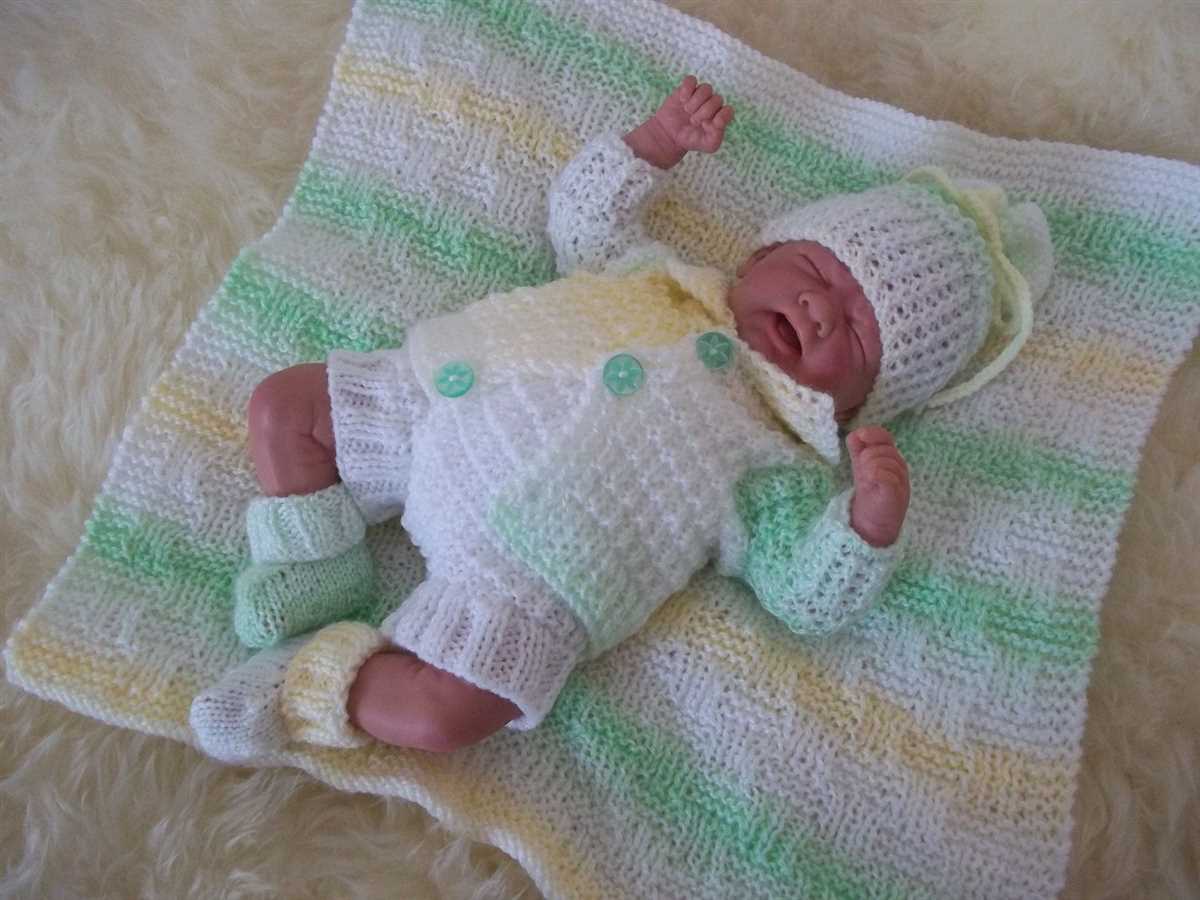 Knitted doll blanket pattern free
