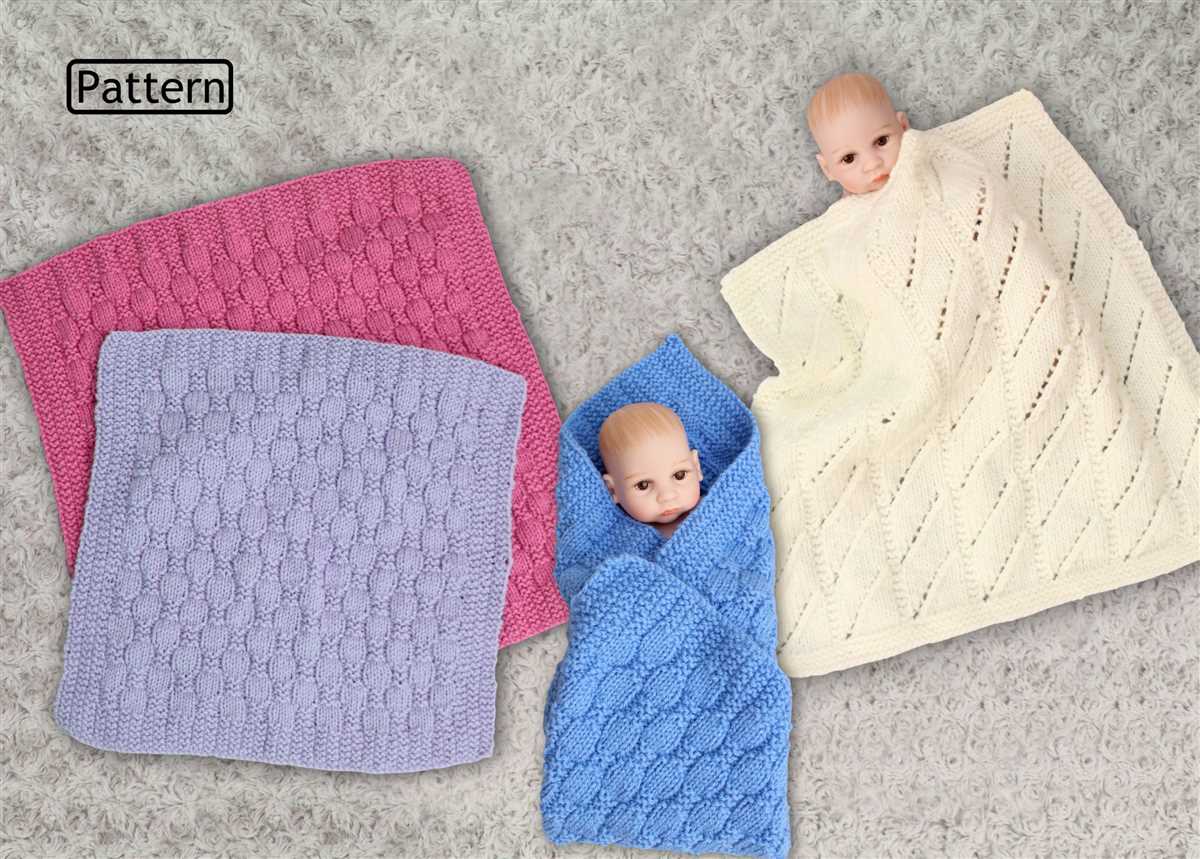 Knitted doll blanket pattern free