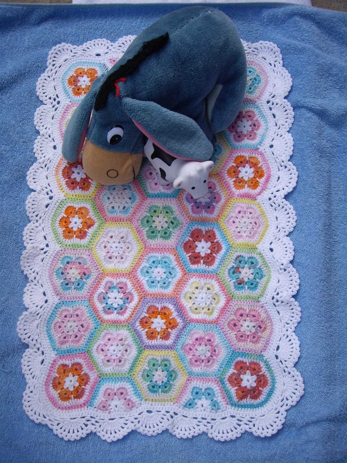 Knitted doll blanket pattern free